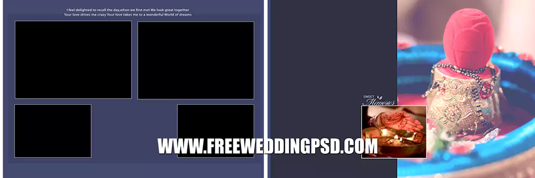 wedding album templates psd